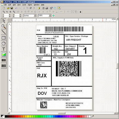 Print Studio Barcode Label Software Screenshot